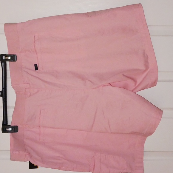 Womens 24W Lee flex-to-go bermuda shorts relaxed fit pink Flexible waistband NWT - Picture 6 of 9